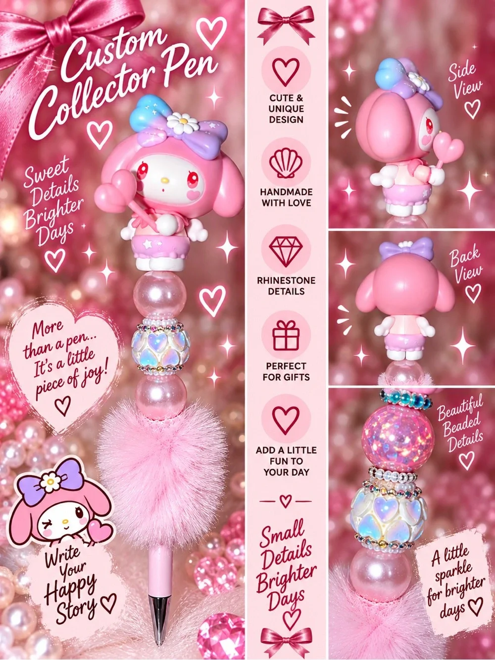 My melody Sanrio custom pen mini